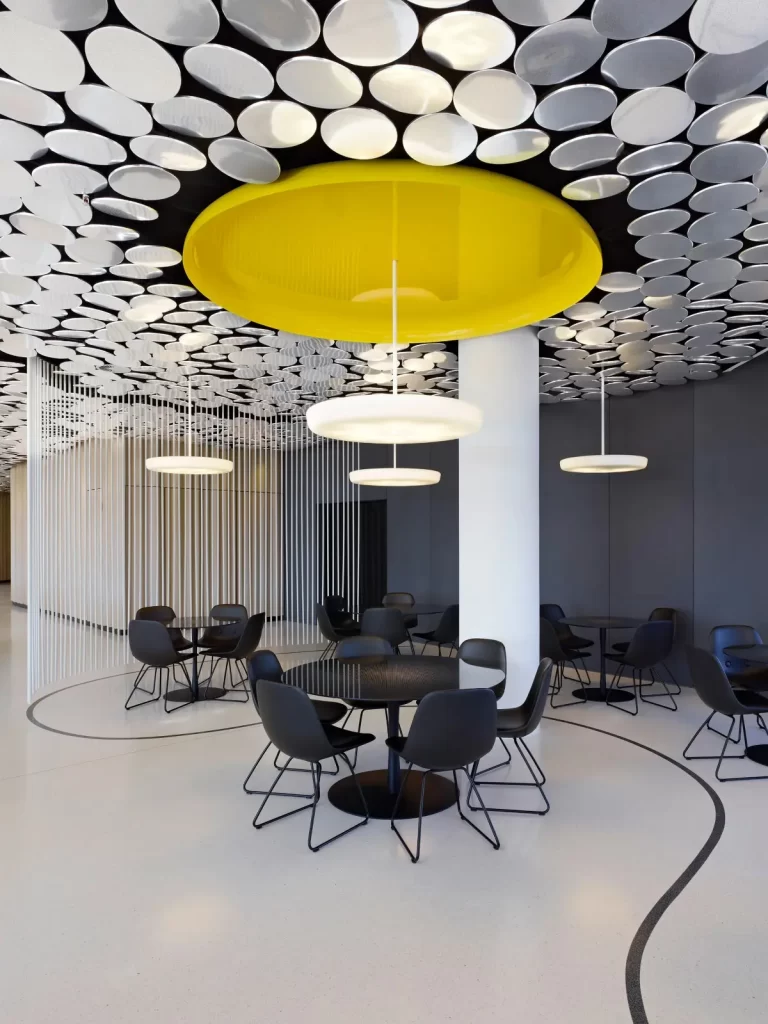 Modern commercial lounge and seating area designed by a Commercial Fit Out Company Dubai